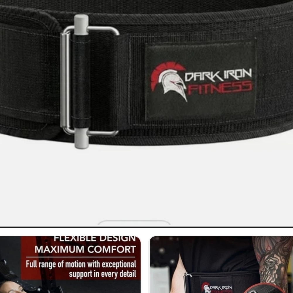 Black Unisex Weightlifting Belt  for Men/Women